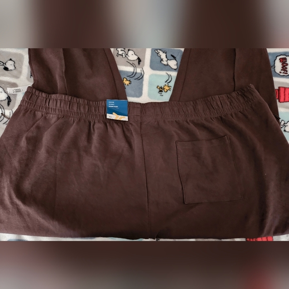 #642 Old Navy Women's Dynamic Fleece Chocolate Brown 7/8 Ankle Joggers.Sz.4X - Picture 5 of 5